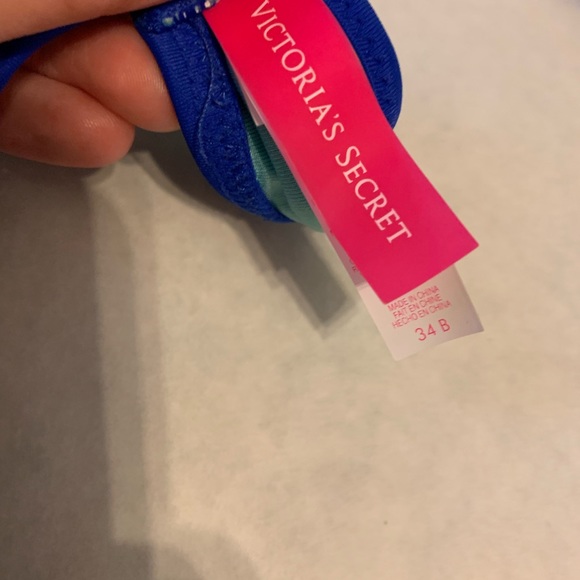 Victoria’s Secret Fabulous Swimsuit Blue 34B M - Picture 2 of 4